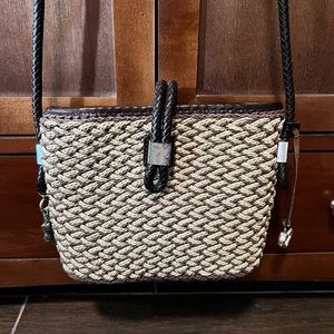 Vintage Brighton Small Straw Bag